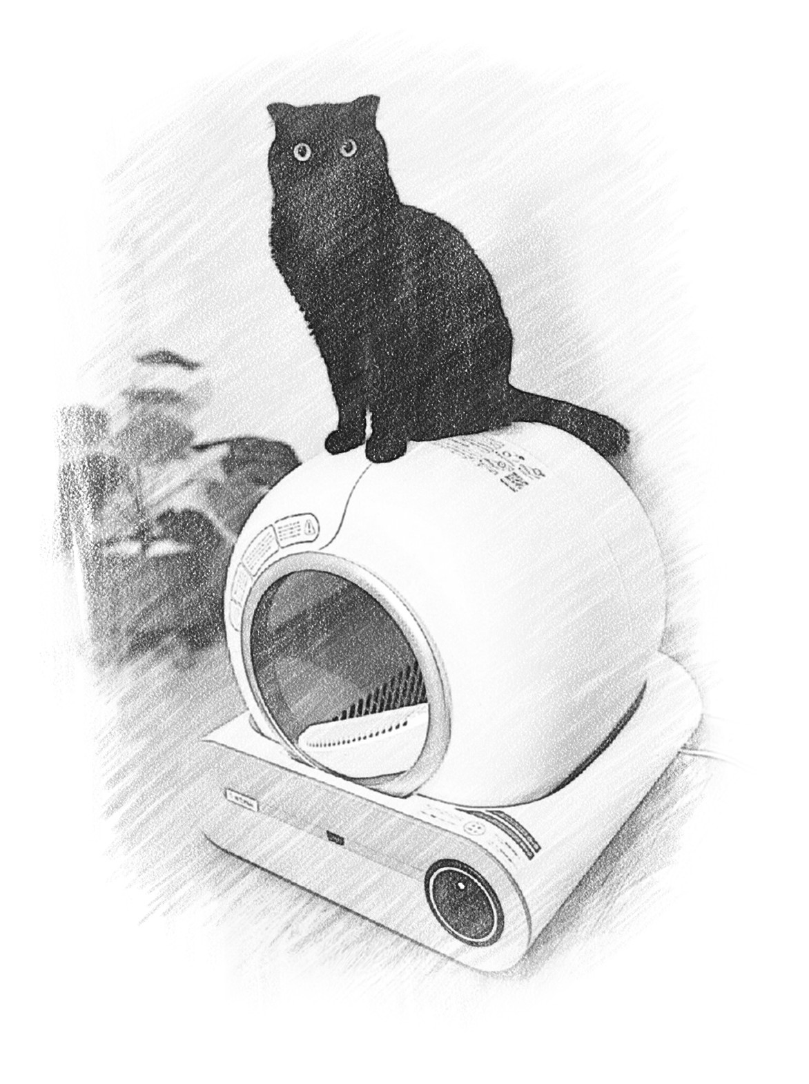Akıllı kedi tuvaletleri