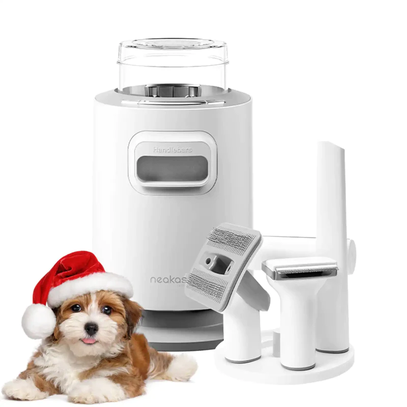 Neakasa P0 Pro – Kedi ve Köpek Tıraş Makinası, Vakumlu Tarama Seti – 48dB Çok Sessiz Tasarım – Pet Tüy Bakım Seti
