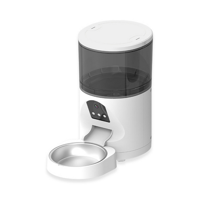 Otomatik Pet Mama Kabı – Paslanmaz Mama Kasesi – Açılı Mama Kamerası -InFeedCA